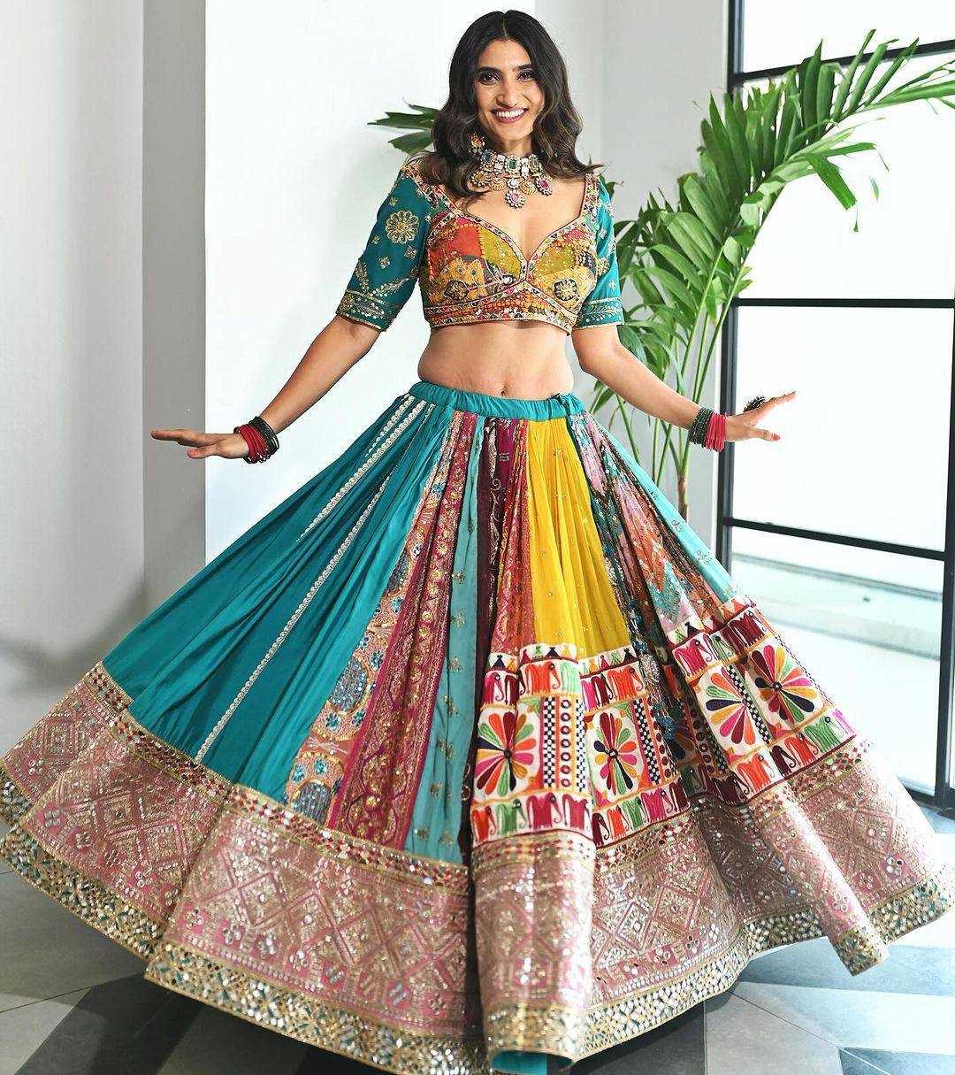 Muslin Cotton Kesh151 071 Lehengas  Traditional Navratri Chaniya Choli