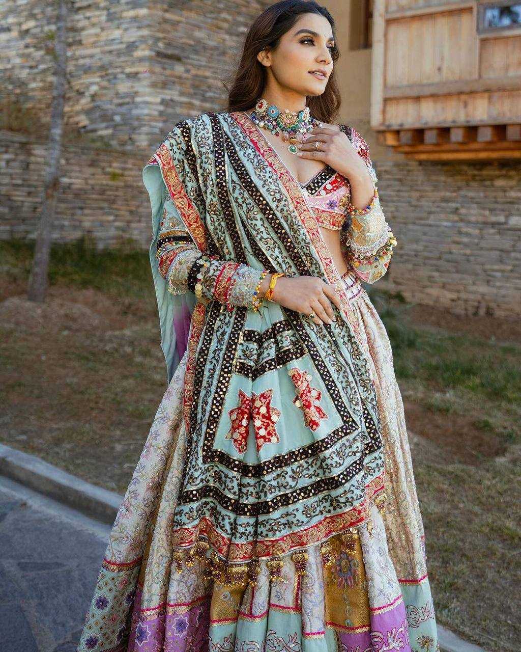 Muslin Cotton Kesh151 079 Lehengas  Traditional Printed Navratri Chaniya Choli