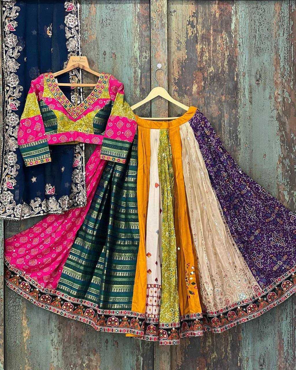 Muslin Cotton Kesh151 081 Lehengas  Traditional Navratri Chaniya Choli