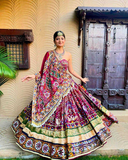 Muslin Cotton Kesh151 084 Lehengas  Traditional Printed Navratri Chaniya Choli