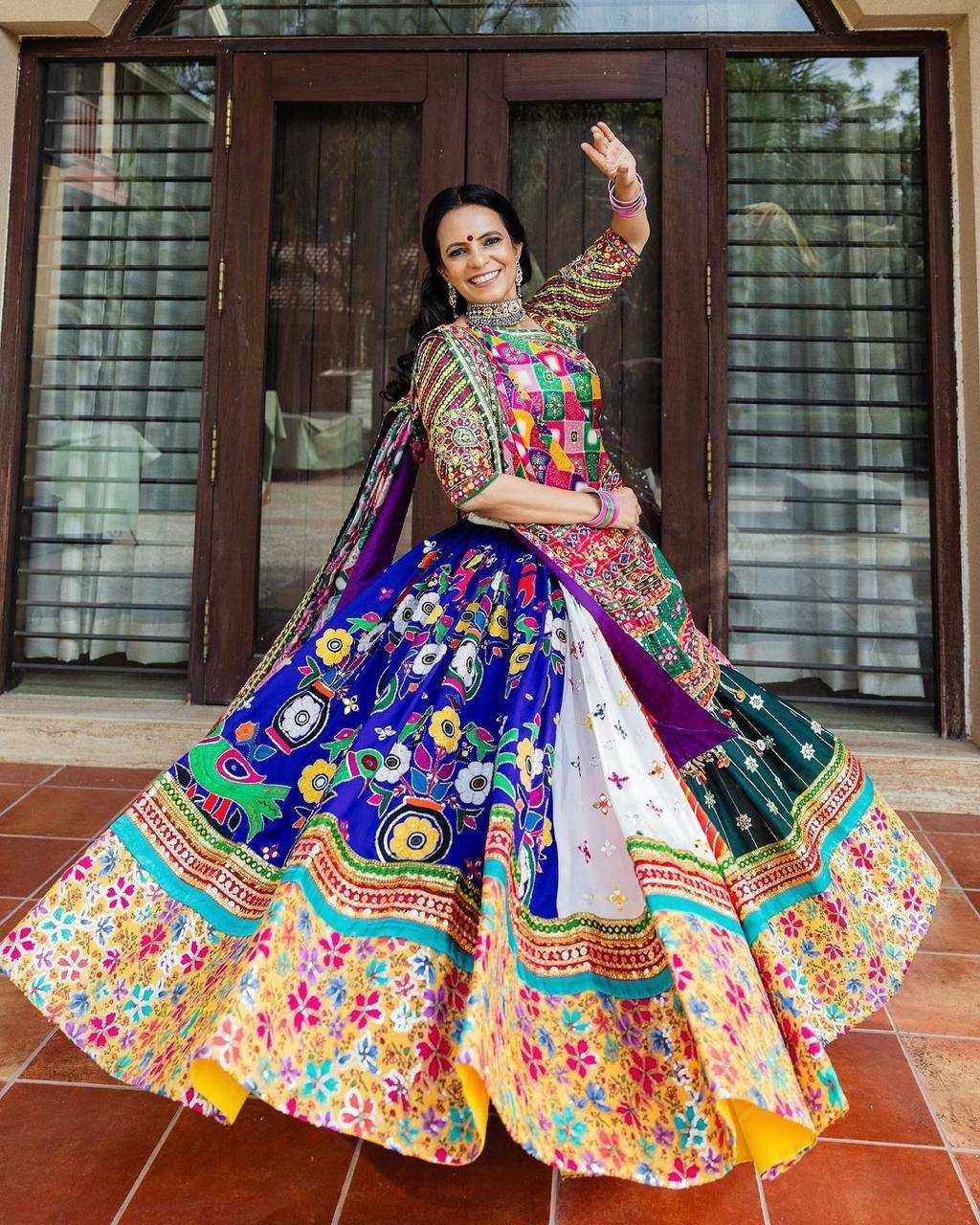 Muslin Cotton Kesh151 085 Lehengas  Traditional Printed Navratri Chaniya Choli