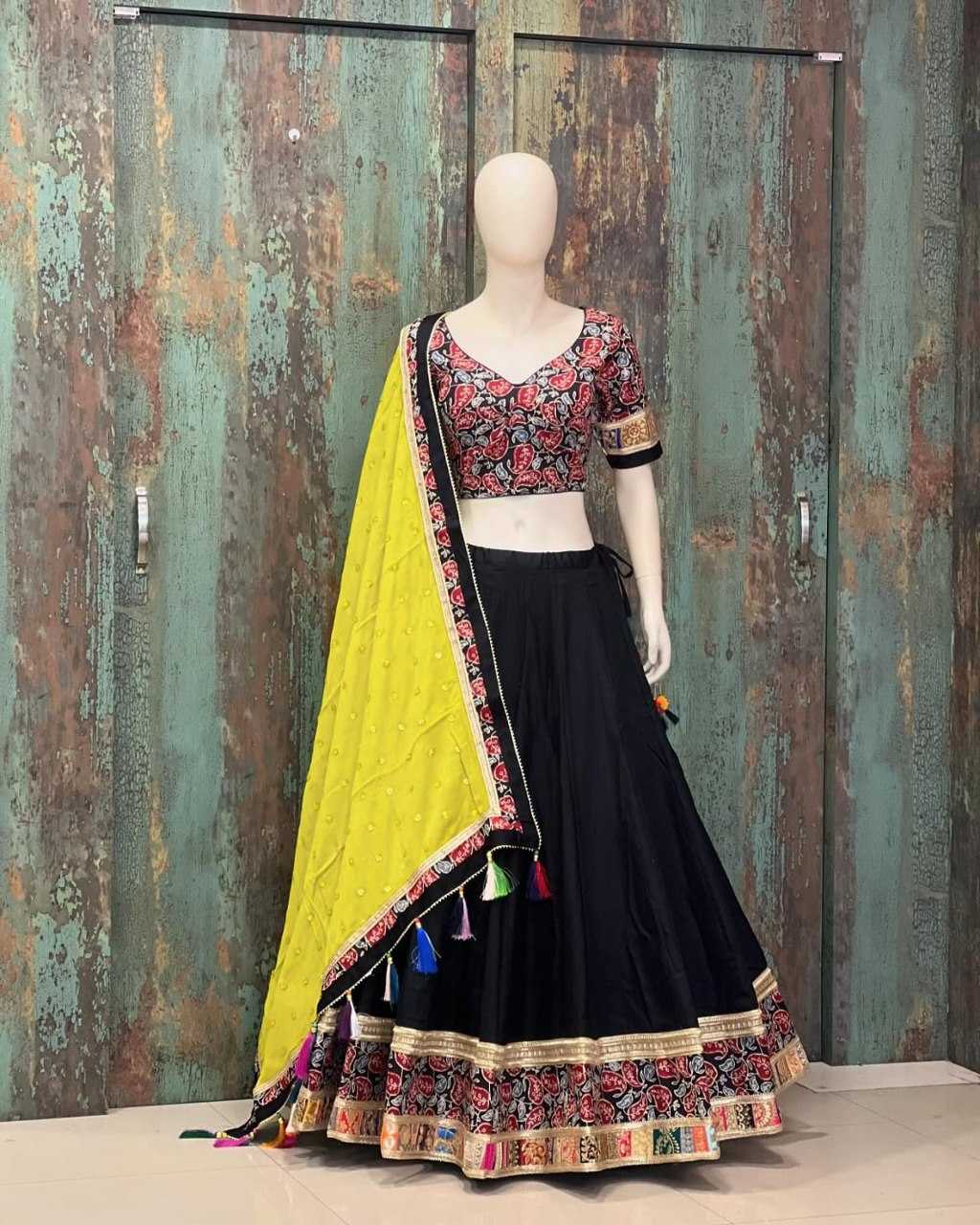 Muslin Cotton Kesh216 210 Lehengas  Traditional Lehenga With Dupatta Lehenga With Blouse Blue Lehengas