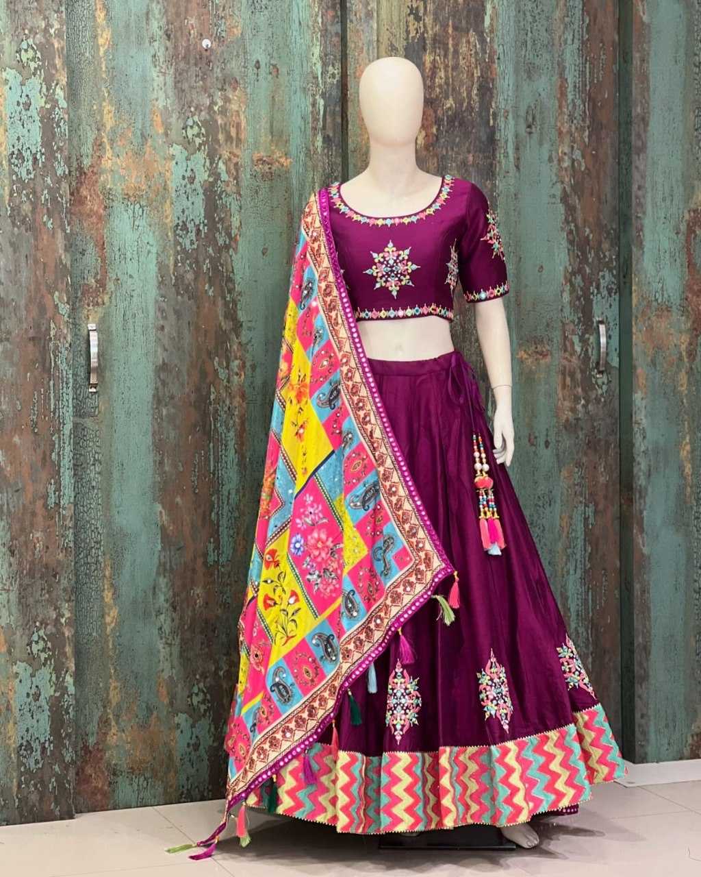 Muslin Cotton Kesh216 218 Lehengas  Traditional Lehenga With Dupatta Lehenga With Blouse Blue Lehengas