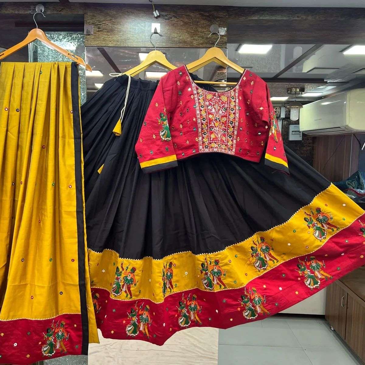 Muslin Cotton Ksf 188 Lehengas  Traditional Navratri Chaniya Choli