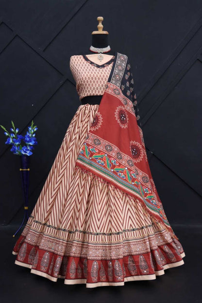 Muslin Cotton Ksf 228 Lehengas  Traditional Navratri Chaniya Choli