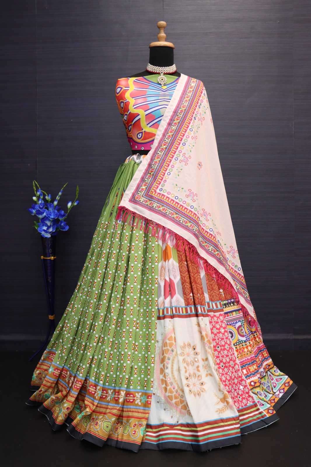 Muslin Cotton Ksf 30 Lehengas  Traditional Navratri Chaniya Choli