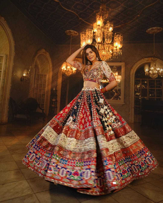 Muslin Cotton Ksf 81 Lehengas  Traditional Printed Lehengas