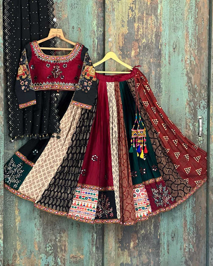 Muslin Cotton Ksf 99 Lehengas  Traditional Printed Lehengas