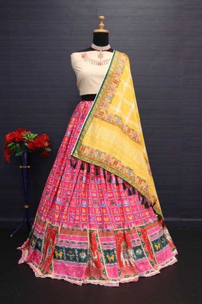 Muslin Cotton Rin136 82 Lehengas  Navratri Chaniya Choli Traditional Printed Lehengas