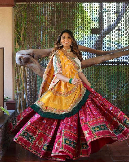 Muslin Cotton Rin136 82 Lehengas  Navratri Chaniya Choli Traditional Printed Lehengas