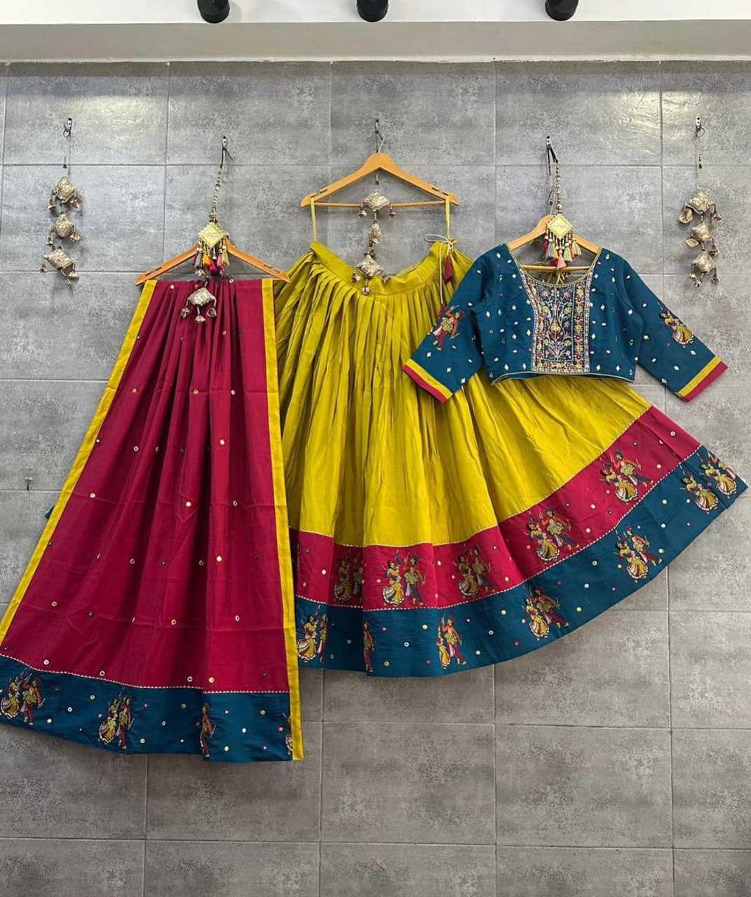 Muslin Cotton Rin190 188 Lehengas  Traditional Printed Lehengas