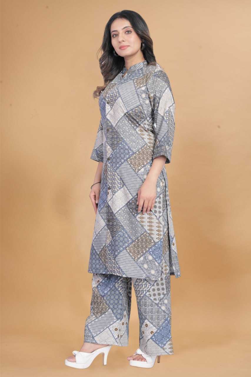 Muslin Cotton Rin153 7137 Kurtis  Printed Cotton Kurtis With Bottom Kurtis