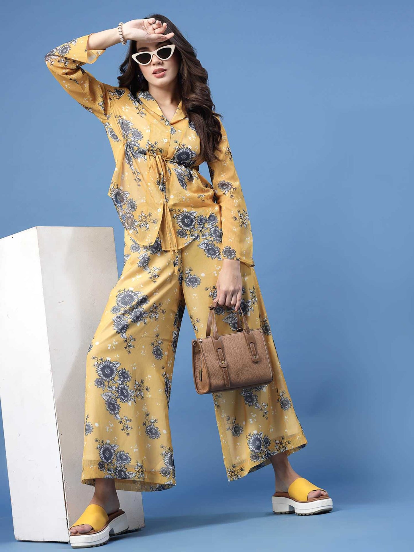 Muslin Cotton Svc 07 Western Wear  Co-Ord Set