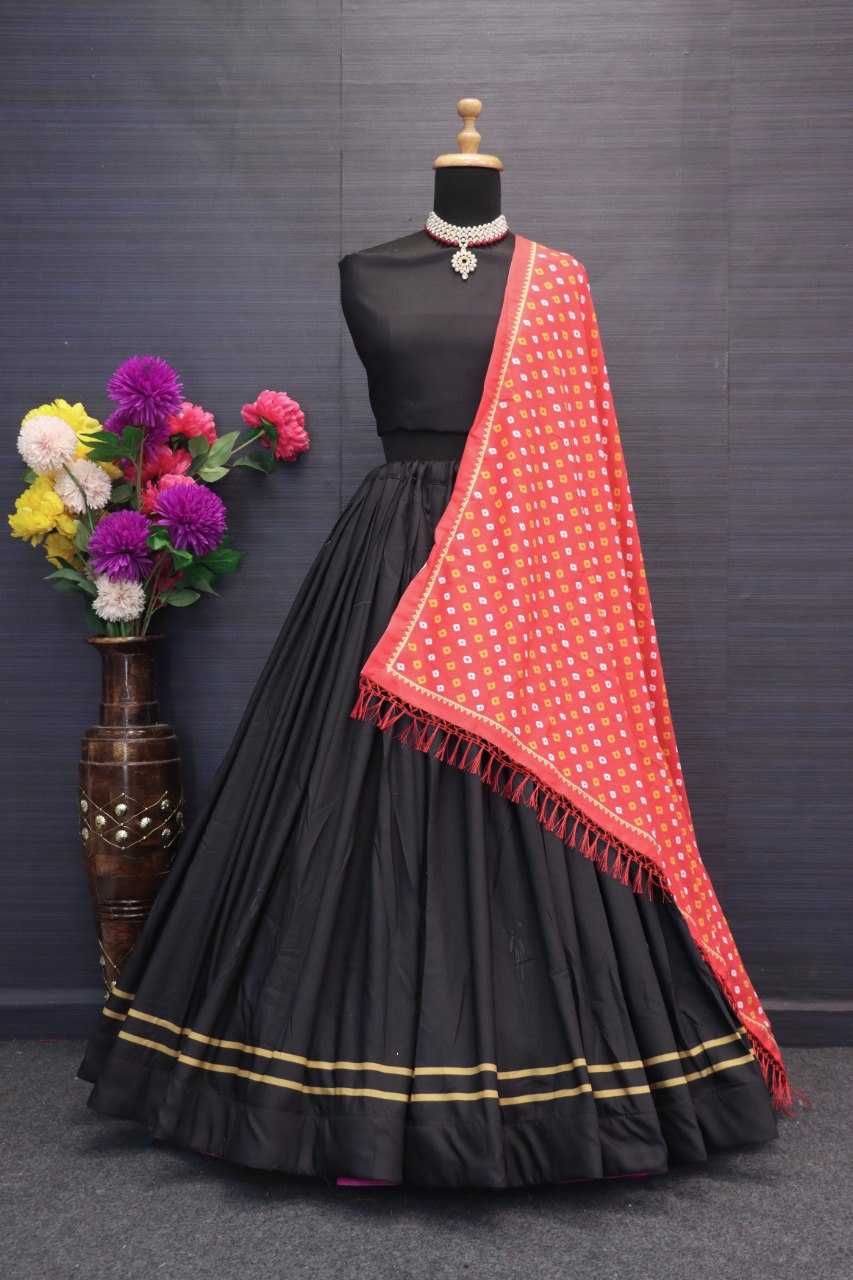 Muslin Cotton Vct 115 Lehengas  Navratri Chaniya Choli Traditional Lehengas E