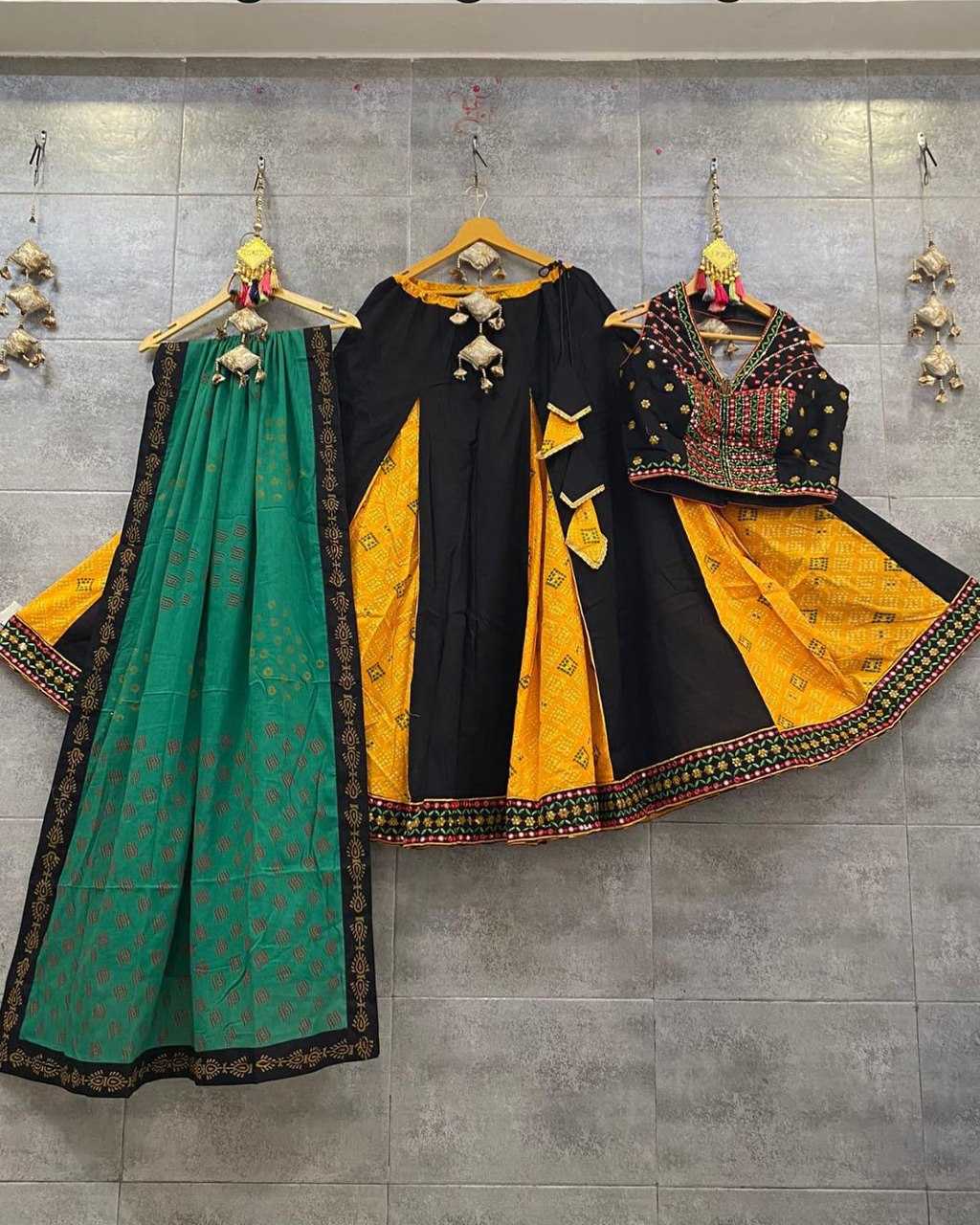 Muslin Cotton Vct 157 Lehengas  Traditional Navratri Chaniya Choli