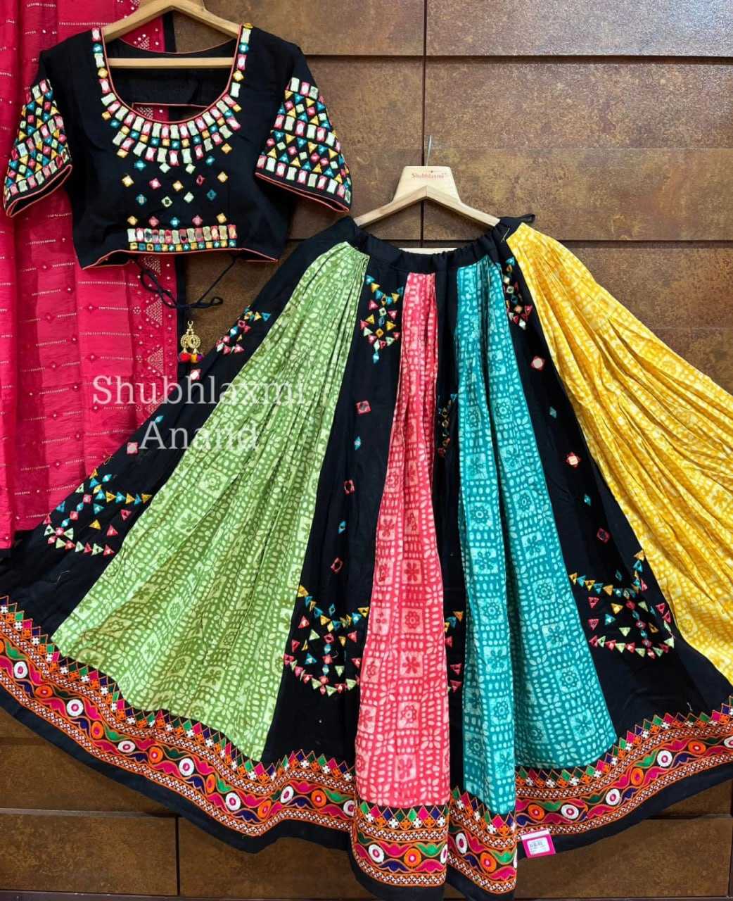 Muslin Cotton Vct 17 Lehengas  Traditional Navratri Chaniya Choli E