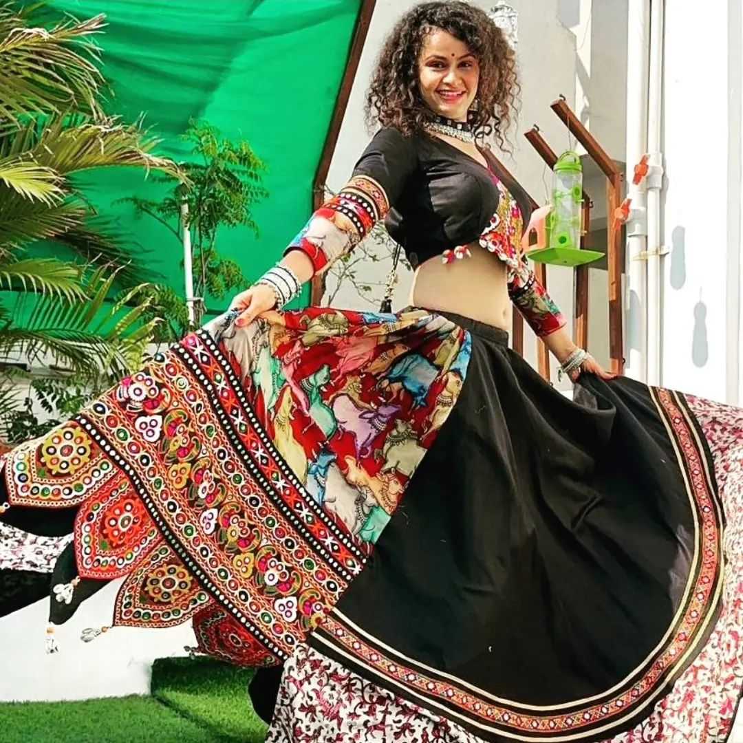 Muslin Cotton Vct 19 Lehengas  Traditional Navratri Chaniya Choli E