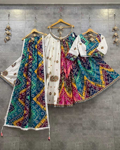 Muslin Cotton  Vct - 40 Lehengas  Traditional Navratri Chaniya Choli E