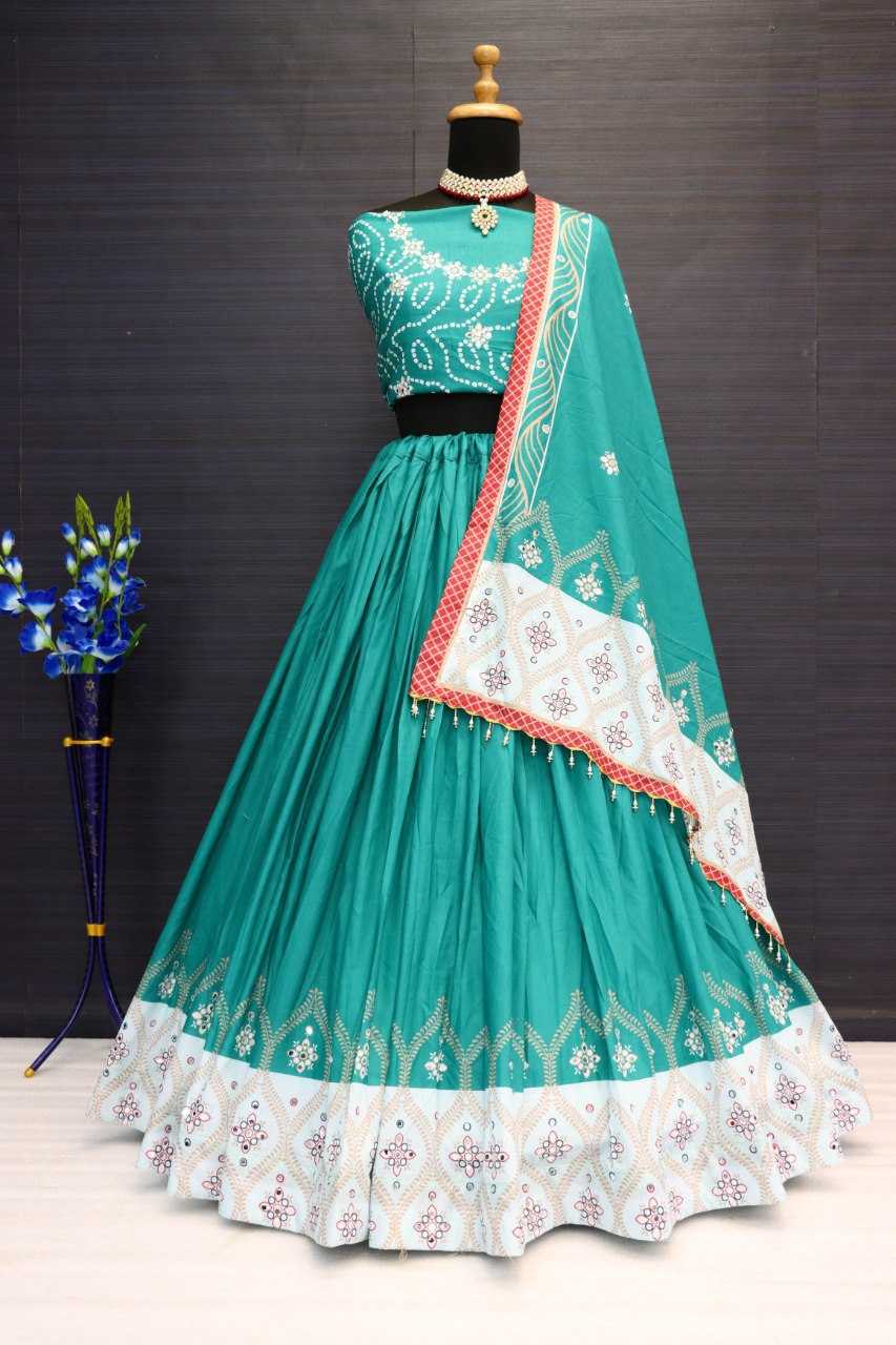 Muslin Cotton Vct - 89 Lehengas  Traditional Navratri Chaniya Choli E