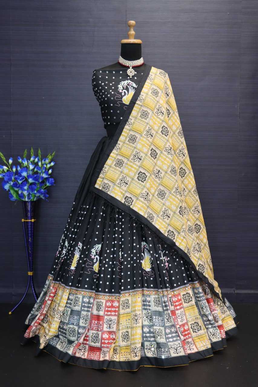 Muslin Cotton Vct - 97 Lehengas  Traditional Navratri Chaniya Choli E