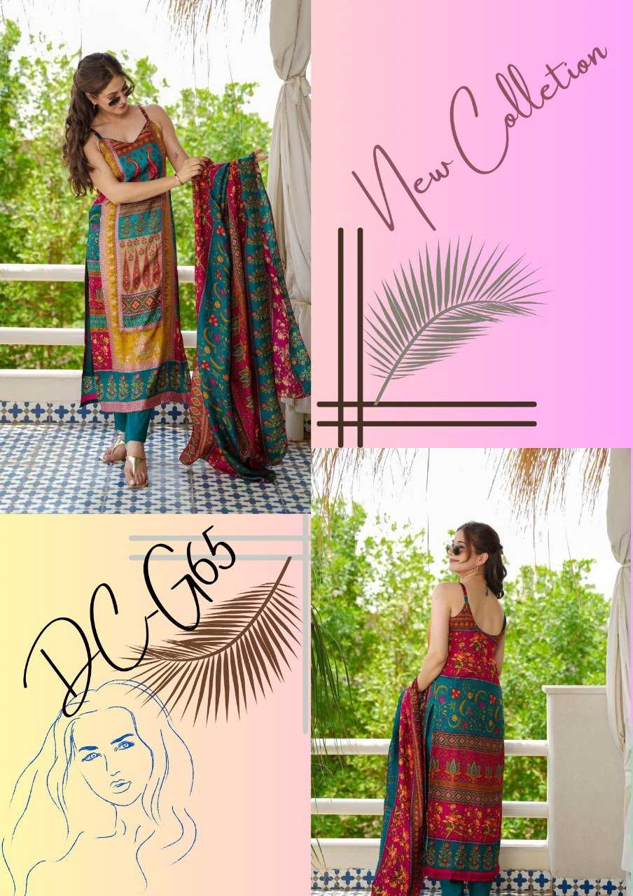 Muslin Kesh164 G65 Suits & Dresses  Printed Long Kurti Sleeveless Dresses Suits Manufacture