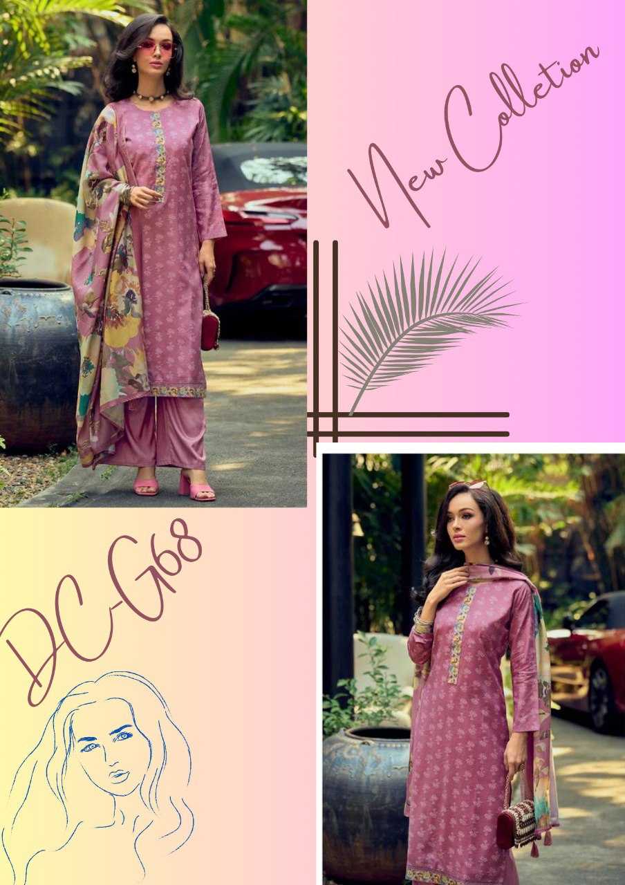 Muslin Kesh164 G68 Suits & Dresses  Printed Ladies Long Kurti Pink Salwar Suits Manufacture