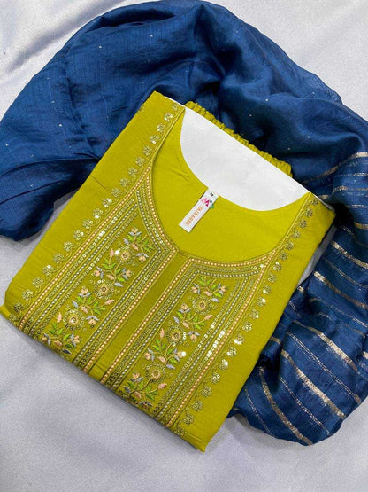 Muslin Silk Rin188 Campa Suits & Dresses  Embroidered Ladies Silk Party Wear Long Kurtis Suits