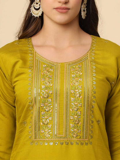 Muslin Silk Rin188 Campa Suits & Dresses  Embroidered Ladies Silk Party Wear Long Kurtis Suits