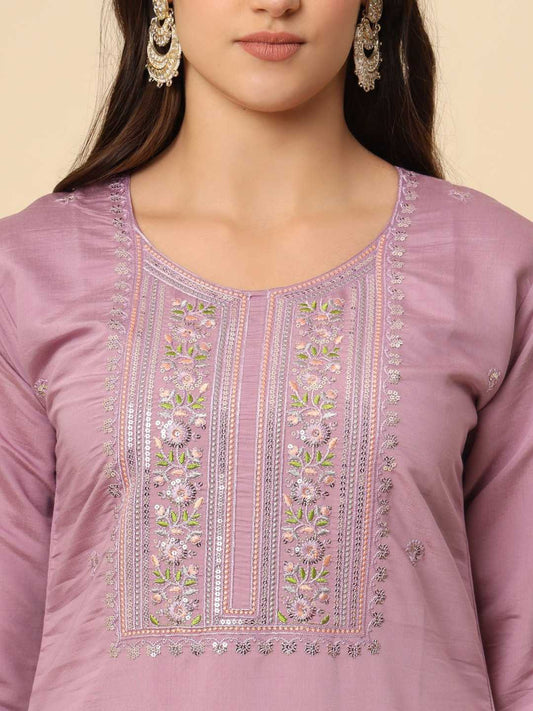 Muslin Silk Rin188 Campa Suits & Dresses  Embroidered Ladies Silk Party Wear Long Kurtis Suits