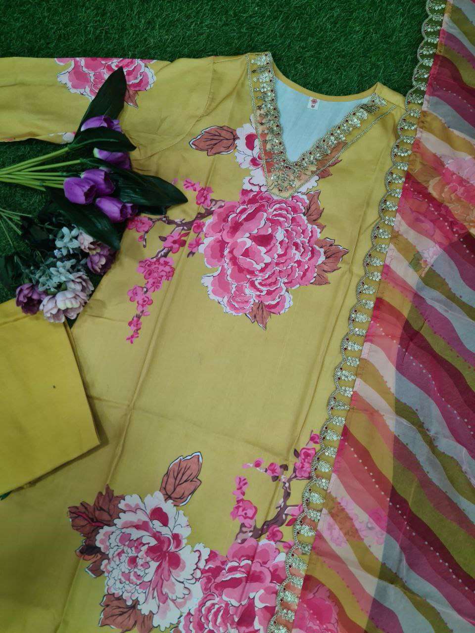 Muslin Smc 454 Suits & Dresses  Ladies Printed Dresses Suits E