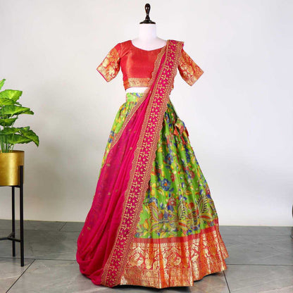 Mysore Silk Gro 7071  Lehengas