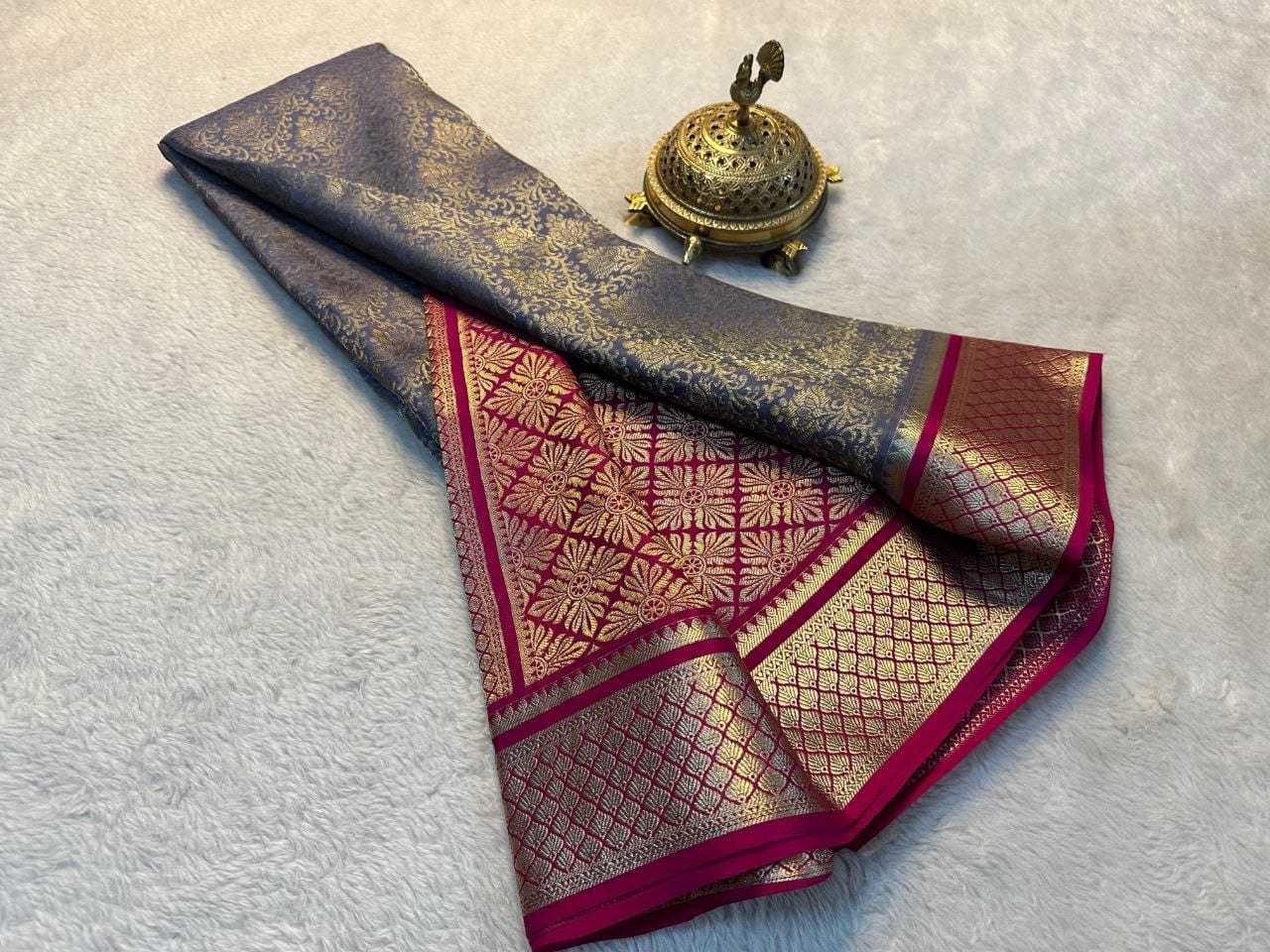 Mysore Silk Rrw 08 Silk Sarees  Soft Silk Mysore Silk Traditional Sarees