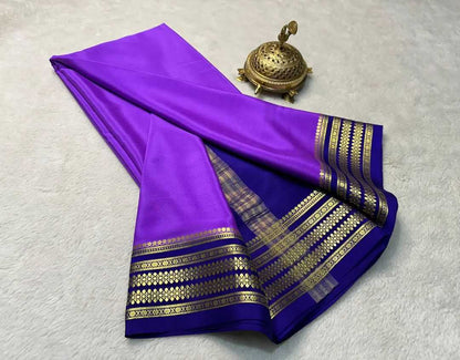 Mysore Silk Rrw Semi Silk Sarees  Soft Silk Mysore Silk Traditional Sarees