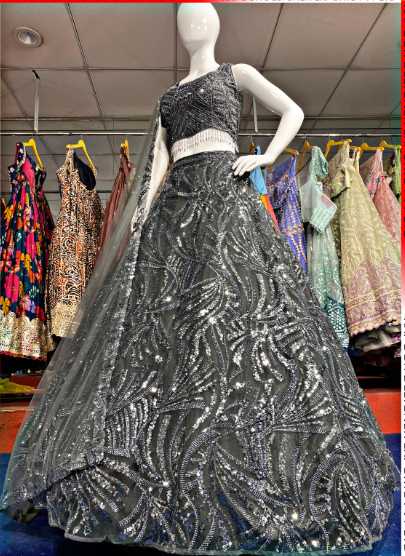 Net Kpd 31 Lehengas  Designer Wedding Net Fancy Lehengas