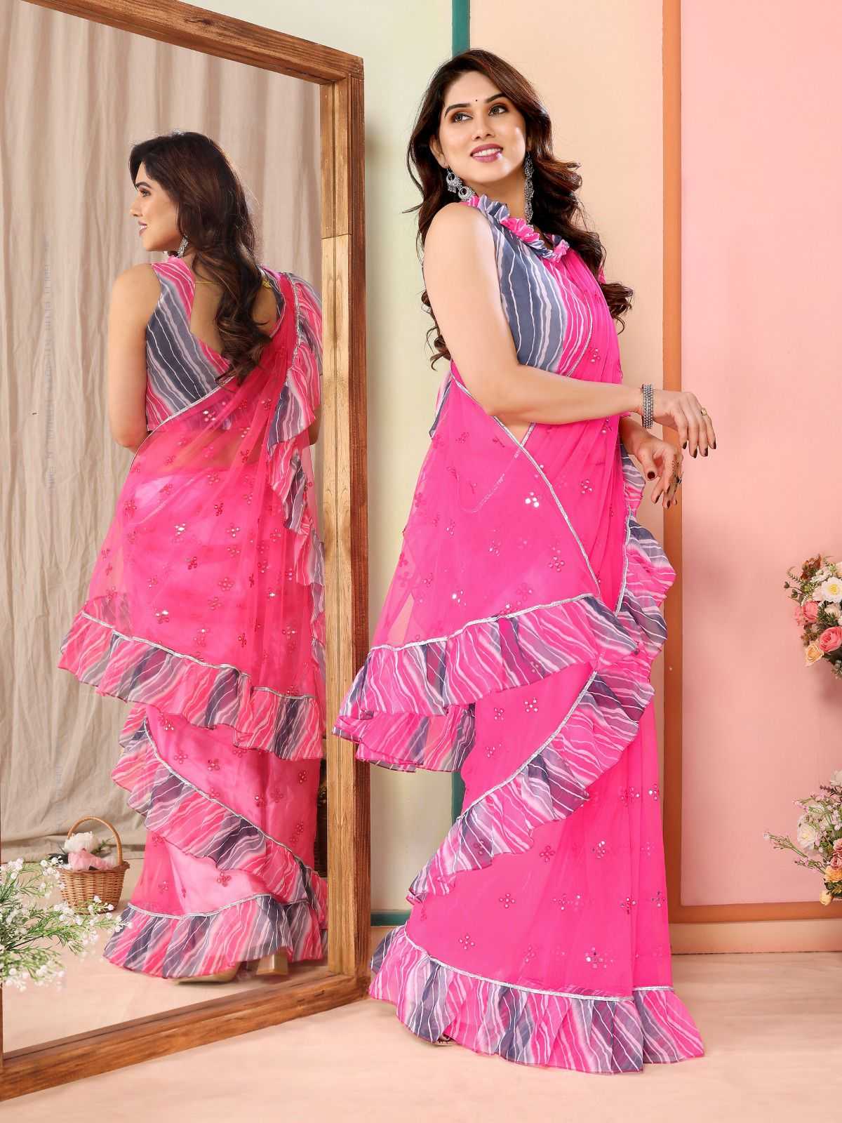 Net Nfa 09 Sarees  Fancy Net Party Wear Sarees