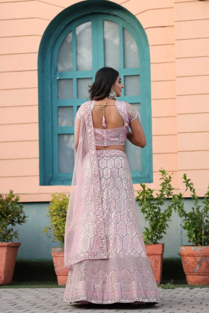 Net Rin121 994 Lehengas  Net Fancy Embroidered Lehengas