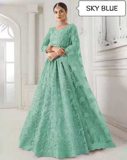 Net Rpdf 1121 Lehengas  Fancy Net Fancy Lehengas