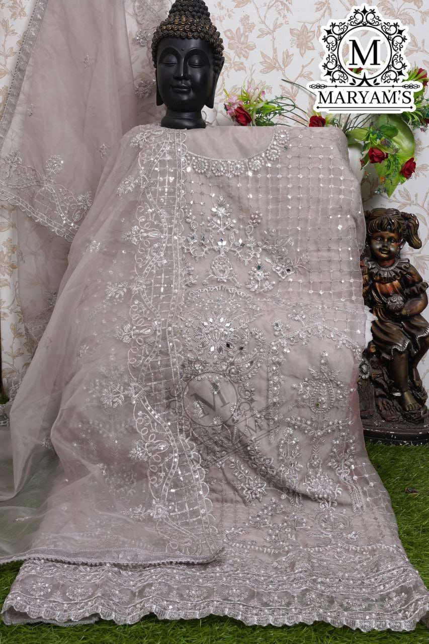 Organza Kal 165 Suits & Dresses  Unstitched Suits E