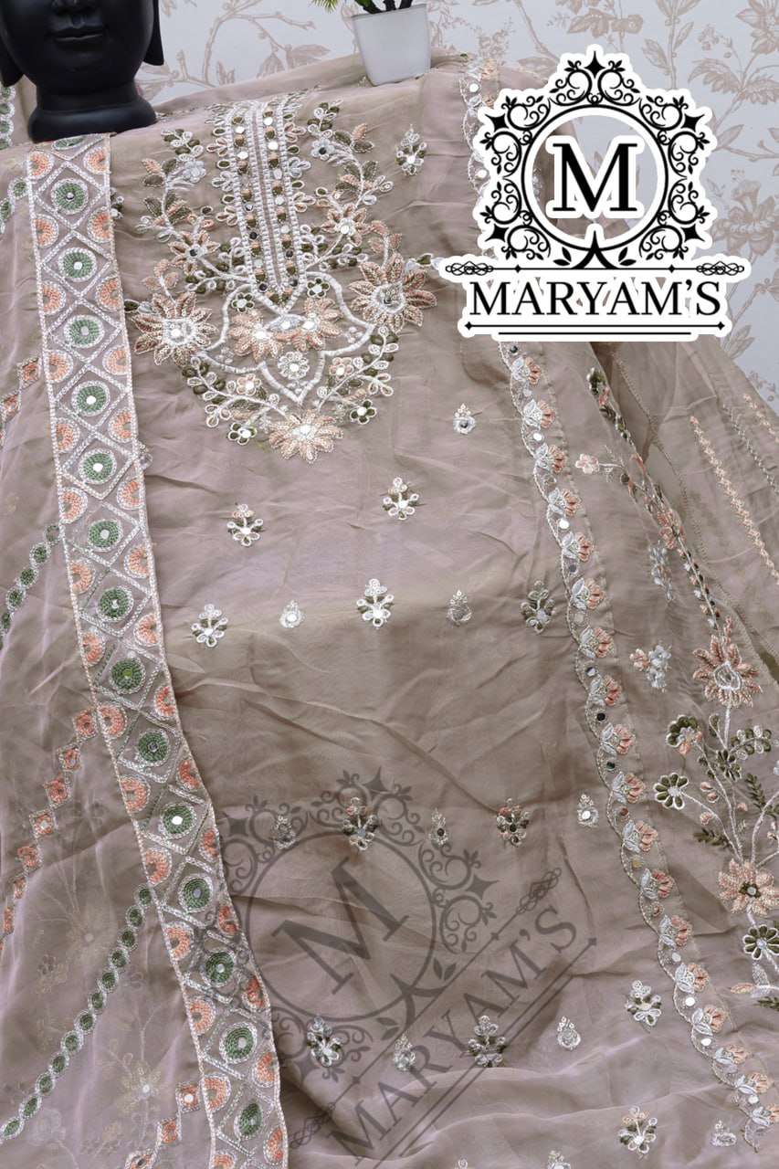 Organza Kal 167 Suits & Dresses  Unstitched Suits E