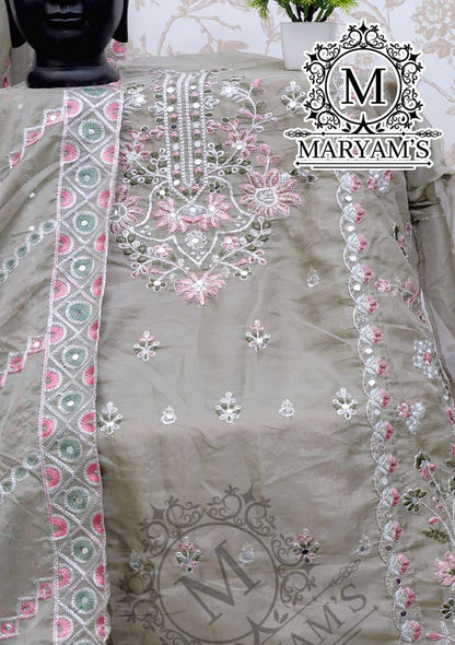 Organza Kal 167 Suits & Dresses  Unstitched Suits E