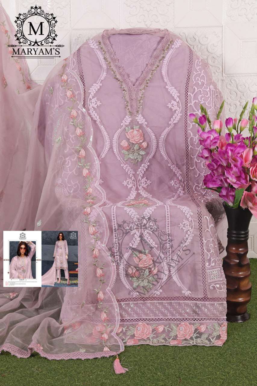 Organza Kal 177 Suits & Dresses  Unstitched Suits E