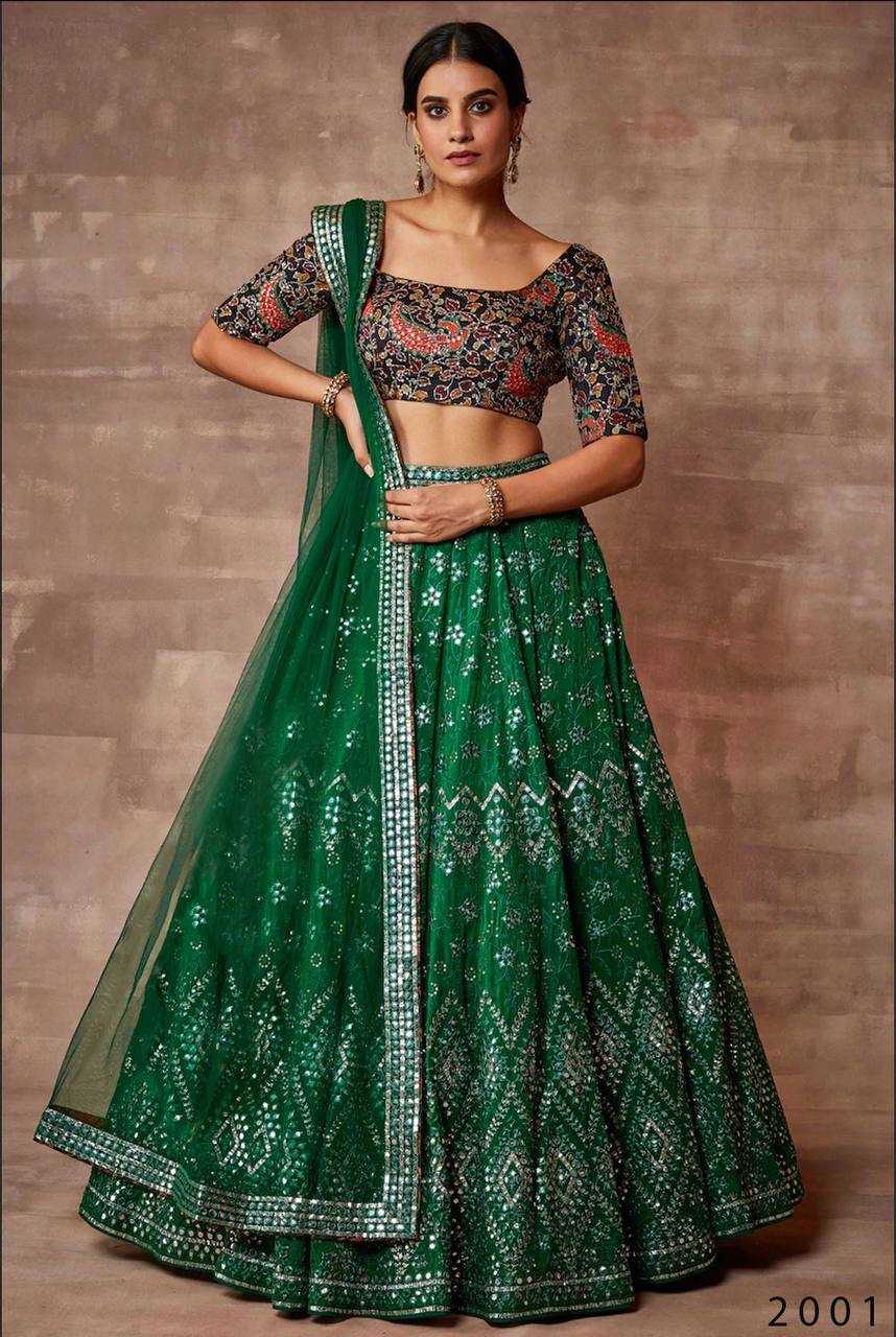 Organza Ksb 2001 Lehengas  Fancy Traditional Lehenga