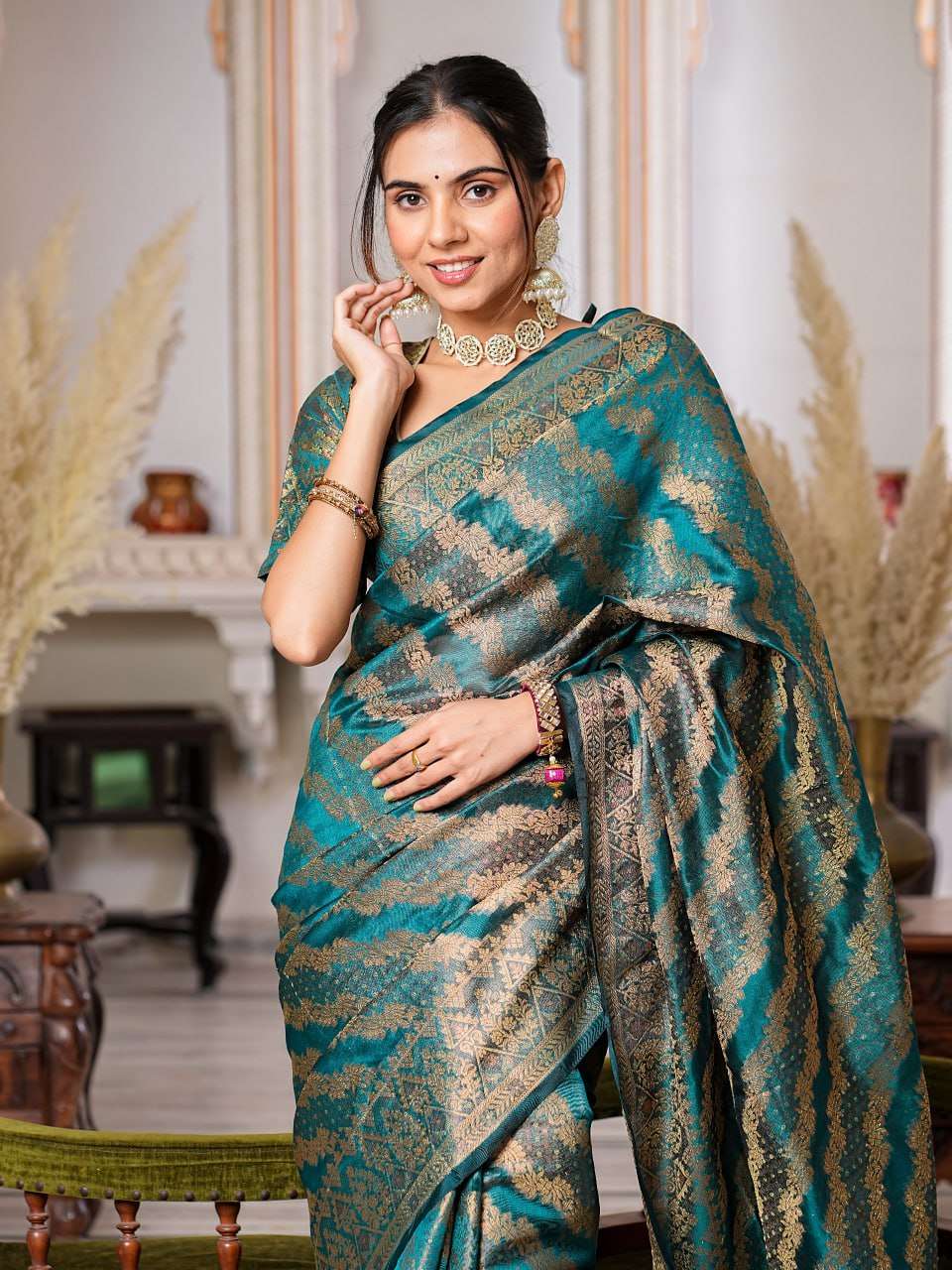 Organza Ral 1002 Sarees  Organza Fancy Ladies Sarees