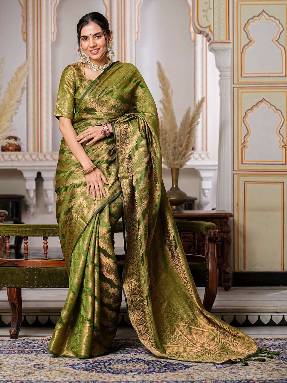 Organza Ral 1002 Sarees  Organza Fancy Ladies Sarees