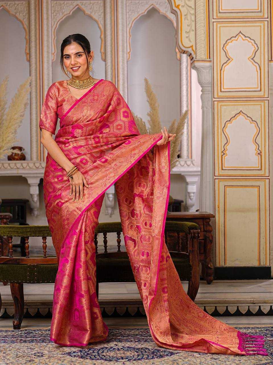 Organza Ral 1003 Sarees  Organza Fancy Ladies Sarees