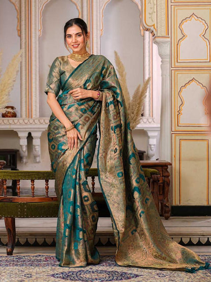 Organza Ral 1003 Sarees  Organza Fancy Ladies Sarees