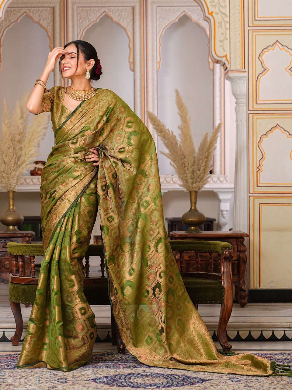 Organza Ral 1003 Sarees  Organza Fancy Ladies Sarees