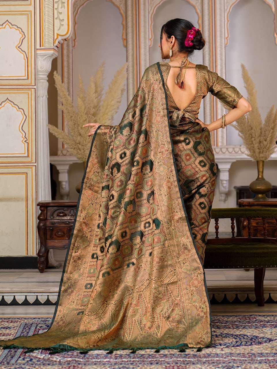 Organza Ral 1003 Sarees  Organza Fancy Ladies Sarees