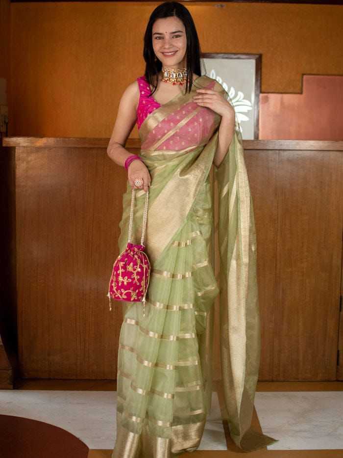 Organza Rdm 09 Sarees  Organza Fancy Ladies Sarees