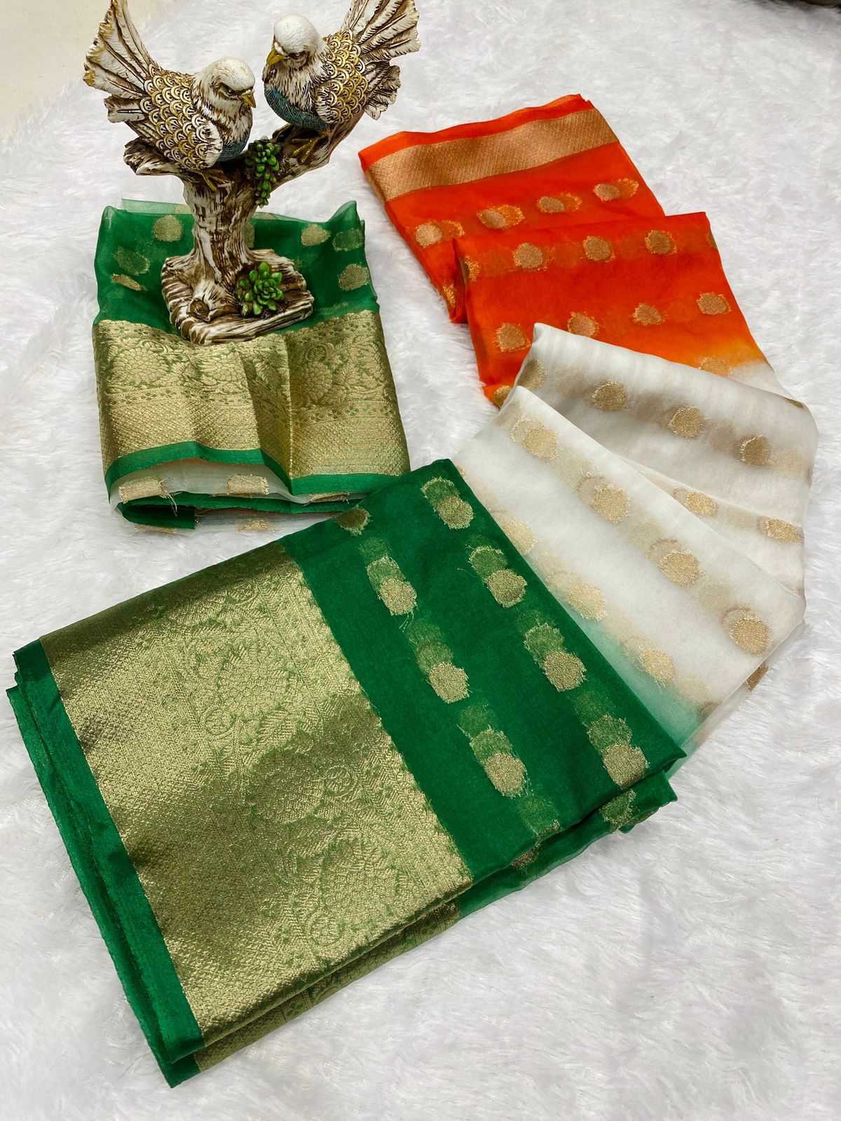 Organza Rdm 781 Sarees  Organza Indian Sarees  Lichi